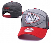 Chiefs Team Logo Gray & Dark Gray Peaked Adjustable Hat GS,baseball caps,new era cap wholesale,wholesale hats